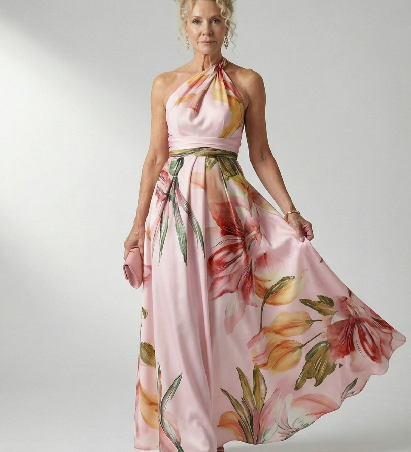 Helena | Lekka sukienka maxi w kwiaty