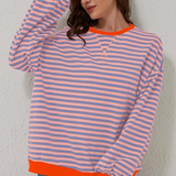 Hanna | Paski Oversize Sweter