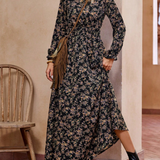 Monika | Romantyczna sukienka Długo- Sleeve Maxi