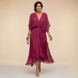Monika | V- Neck Midi sukienka