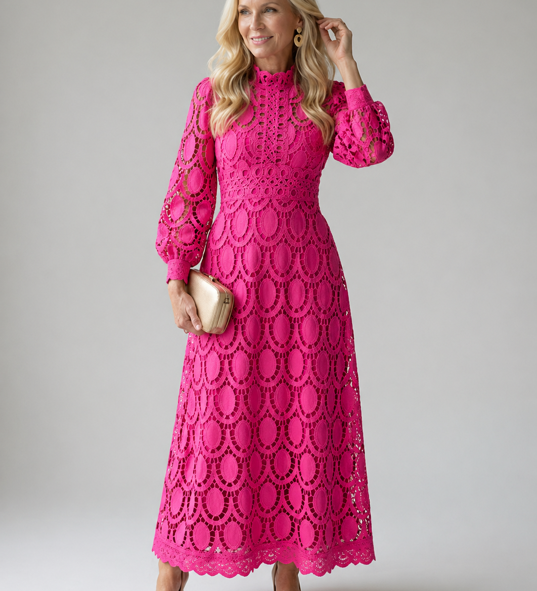 Magdalena | Lace Midi Dress
