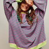 Hanna | Paski Oversize Sweter