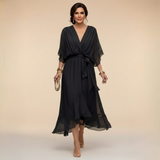 Monika | V- Neck Midi sukienka
