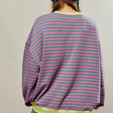 Hanna | Paski Oversize Sweter
