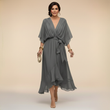 Monika | V- Neck Midi sukienka