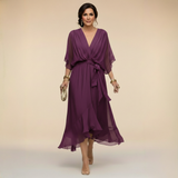 Monika | V- Neck Midi sukienka