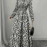 Monika | Romantyczna sukienka Długo- Sleeve Maxi