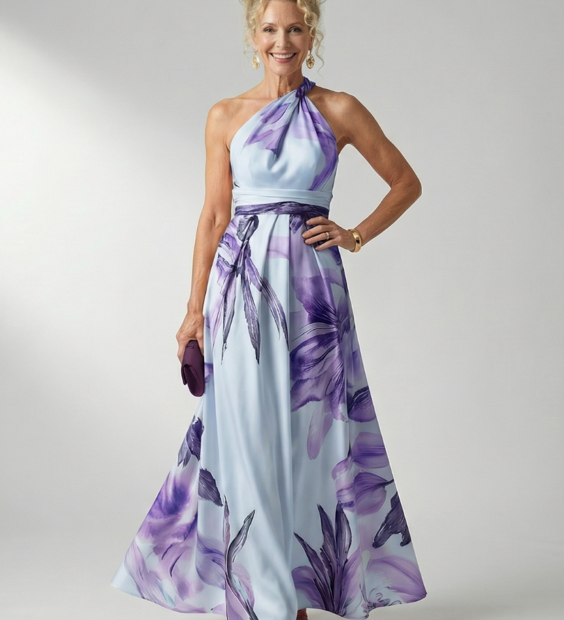 Helena | Lekka sukienka maxi w kwiaty