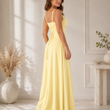 Monika | Cowl- Neck Maxi sukienka