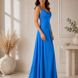 Monika | Cowl- Neck Maxi sukienka