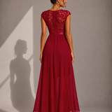 Monika | Lace Bodice Maxi sukienka