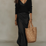 Monika | Sukienka Satin Midi