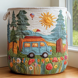 Spokojna Podróż | Ręcznie Quilted Kosz na Pranie