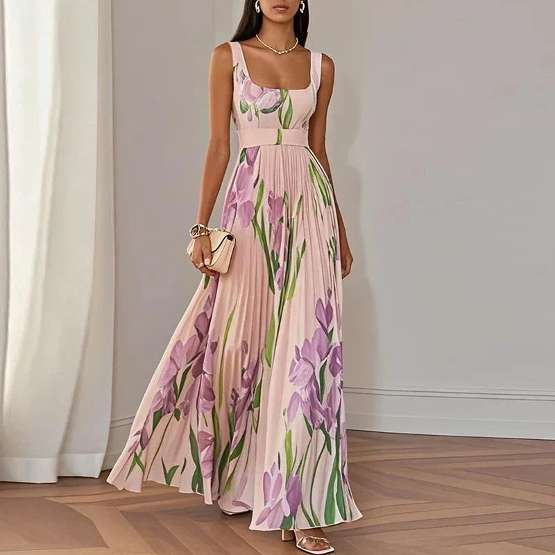 Monika | Kwiat Maxi sukienka