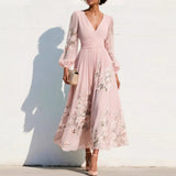 Monika | Sukienka Puff Sleeve Midi