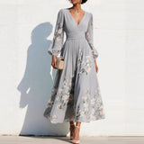 Monika | Sukienka Puff Sleeve Midi