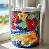 Hibiscove | Ręcznie Quilted Kosz na Pranie
