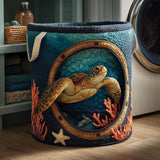 Turtlecove | Ręcznie Quilted Kosz na Pranie