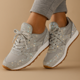 Carlena | Brokatowe sneakersy damskie z cekinami | Emilia